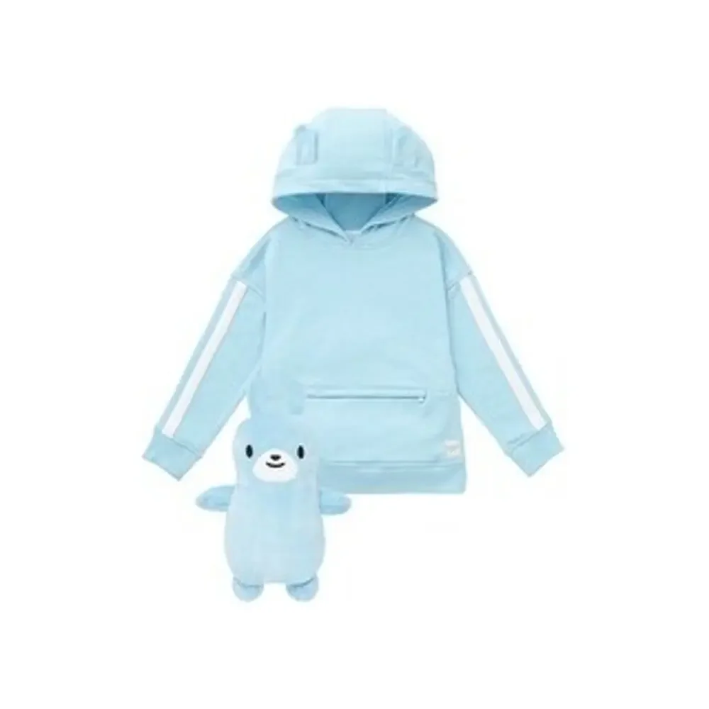 CubCoats 2-in-1 unissex Kids Transforming Pullover Hoodie & Plush Bern New - Picture 1 of 2